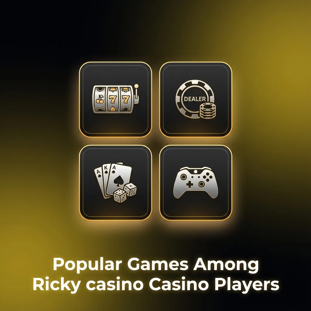Grid of popular Ricky Casino games like Big Bass Bonanza, Starburst, Sweet Bonanza, Book of Dead and Lightning Roulette